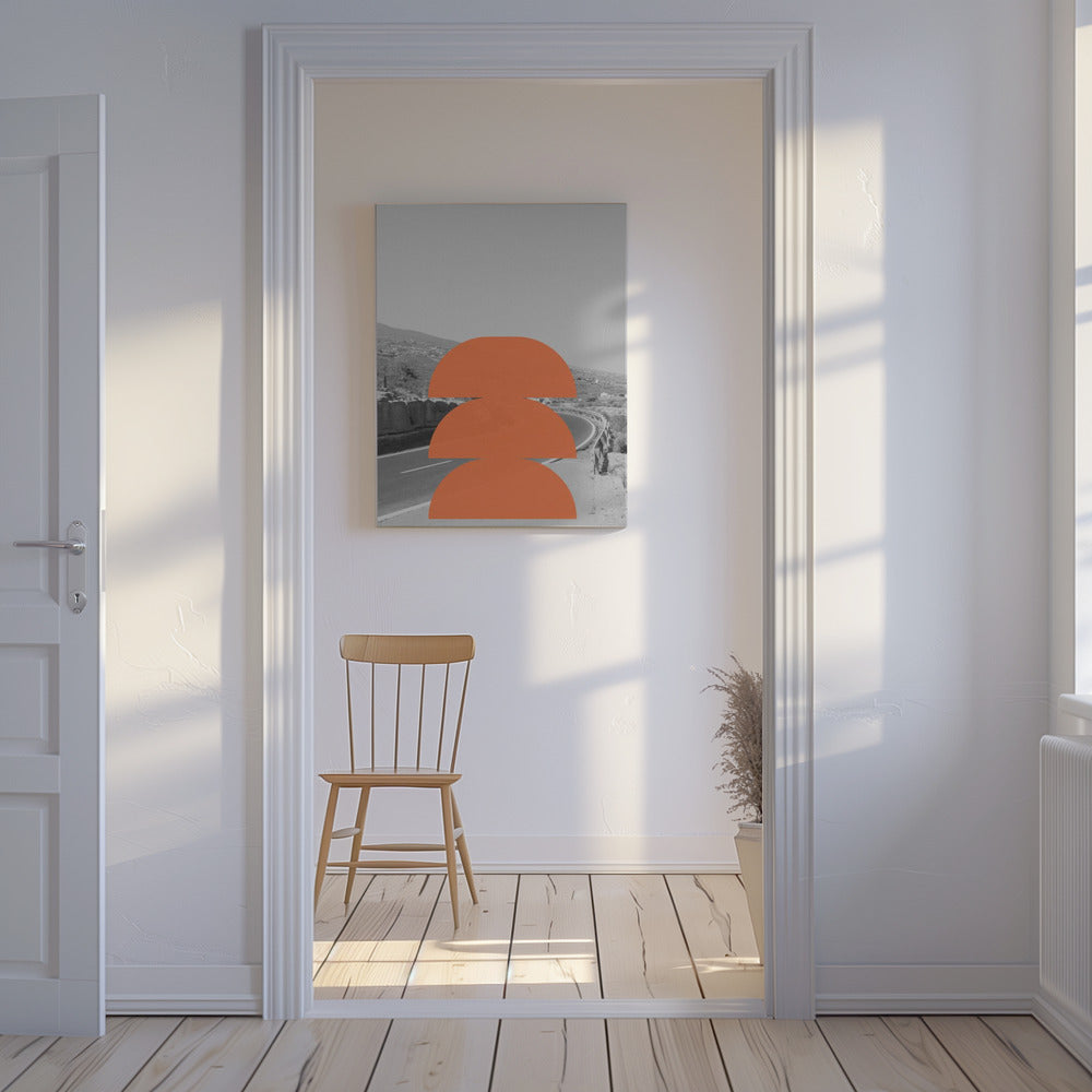 Orange Horizonte | Leinwand