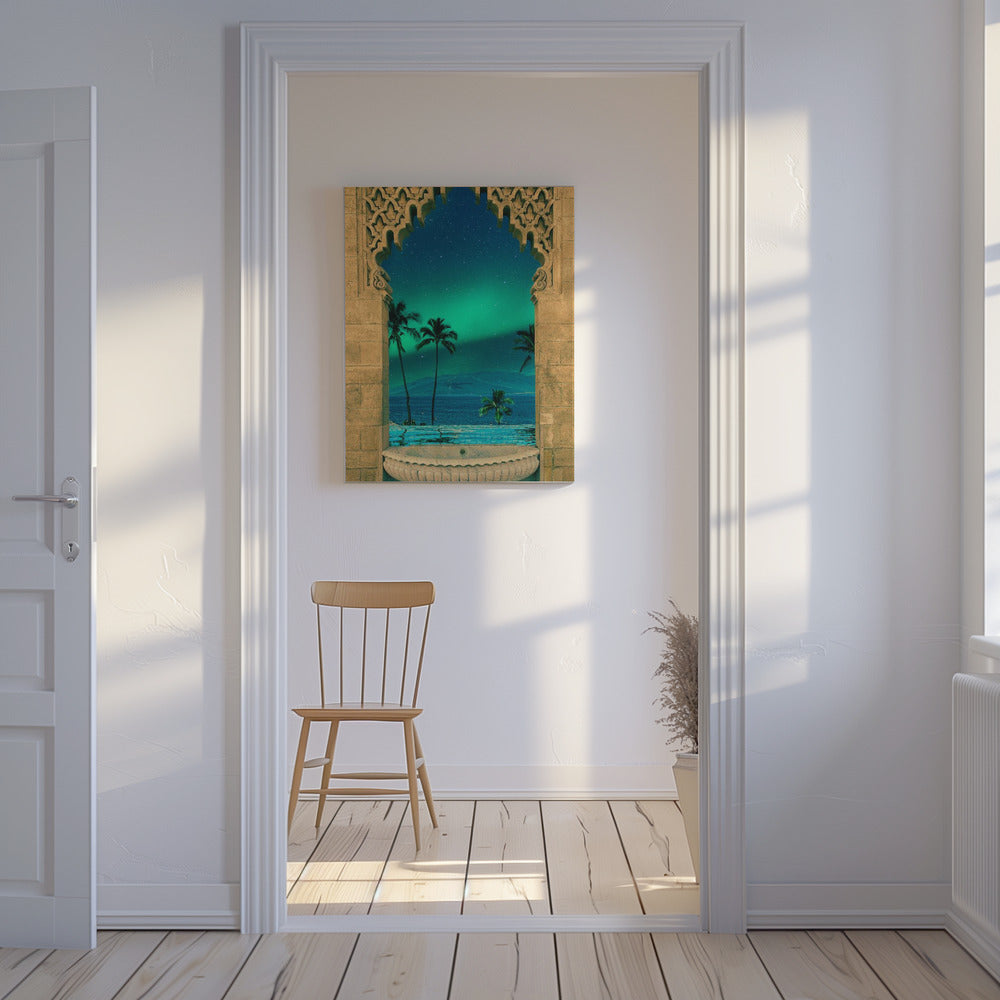 Portal in die Nacht | Leinwand