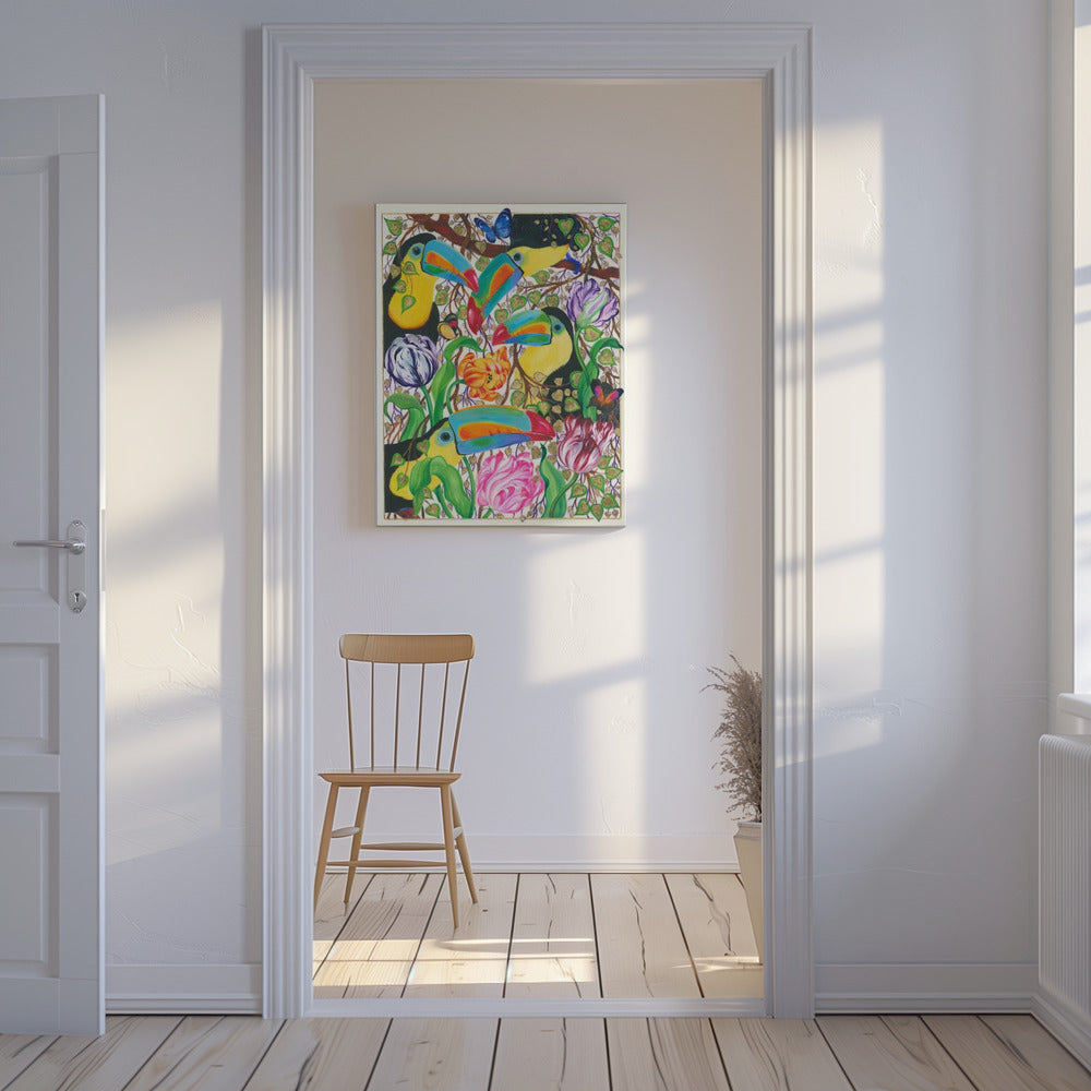Colorful Toucans | Canvas