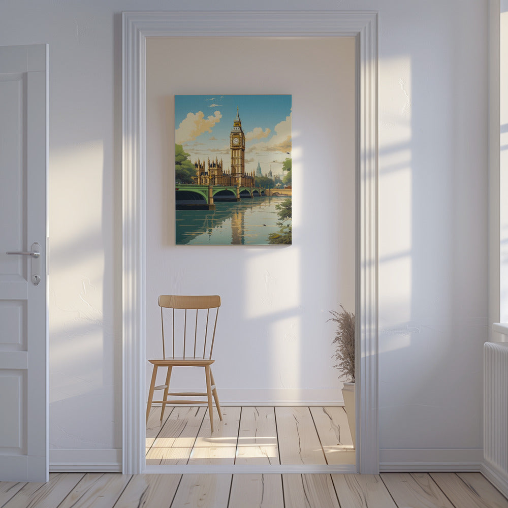 Blick auf London | Leinwand