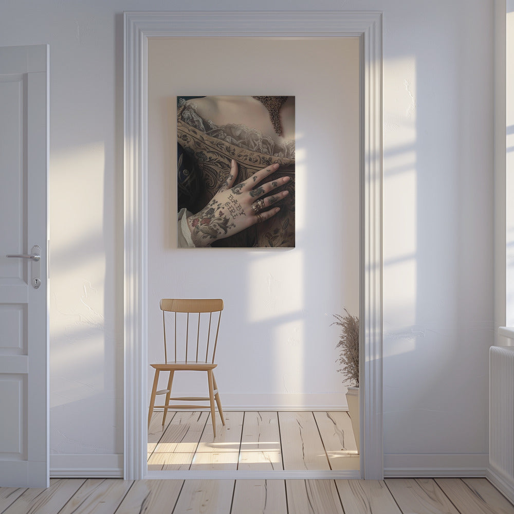 Baby Mädchen | Leinwand