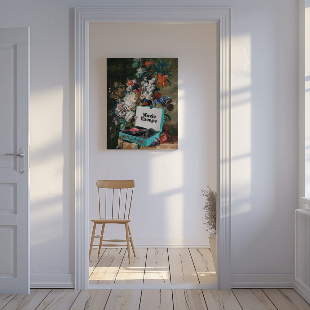 Musik-Flucht | Leinwand