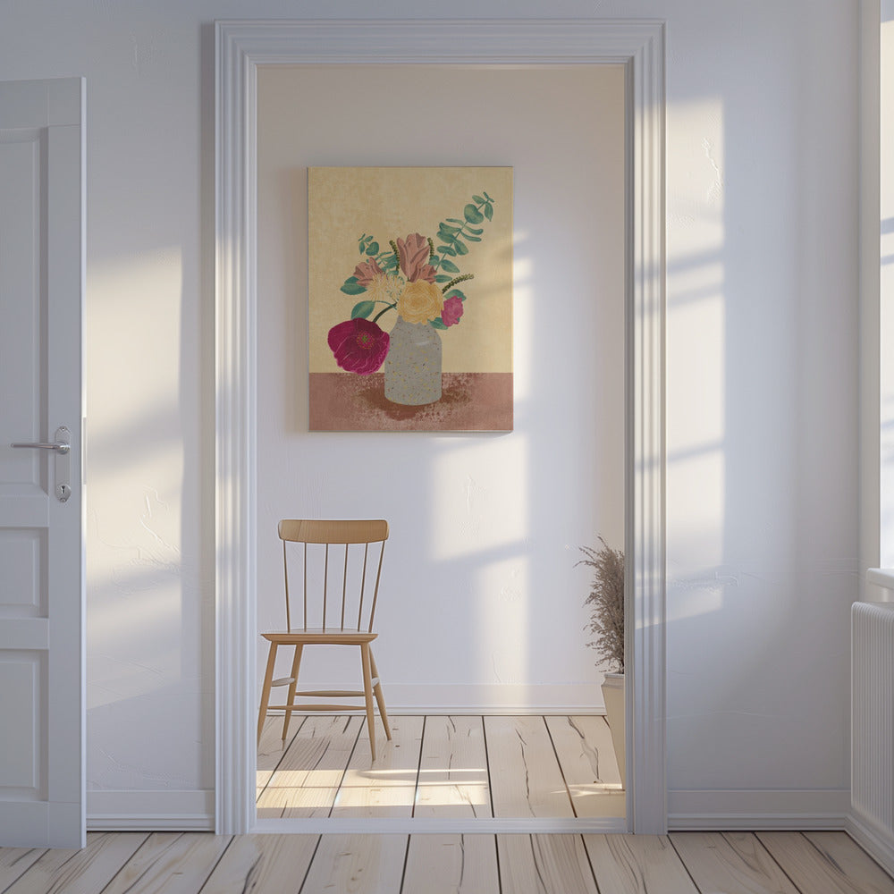 Arrangierte Blumen | Leinwand