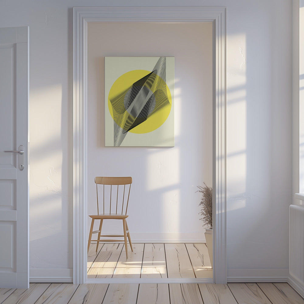 Abstrakte Wellenlandschaft | Leinwand