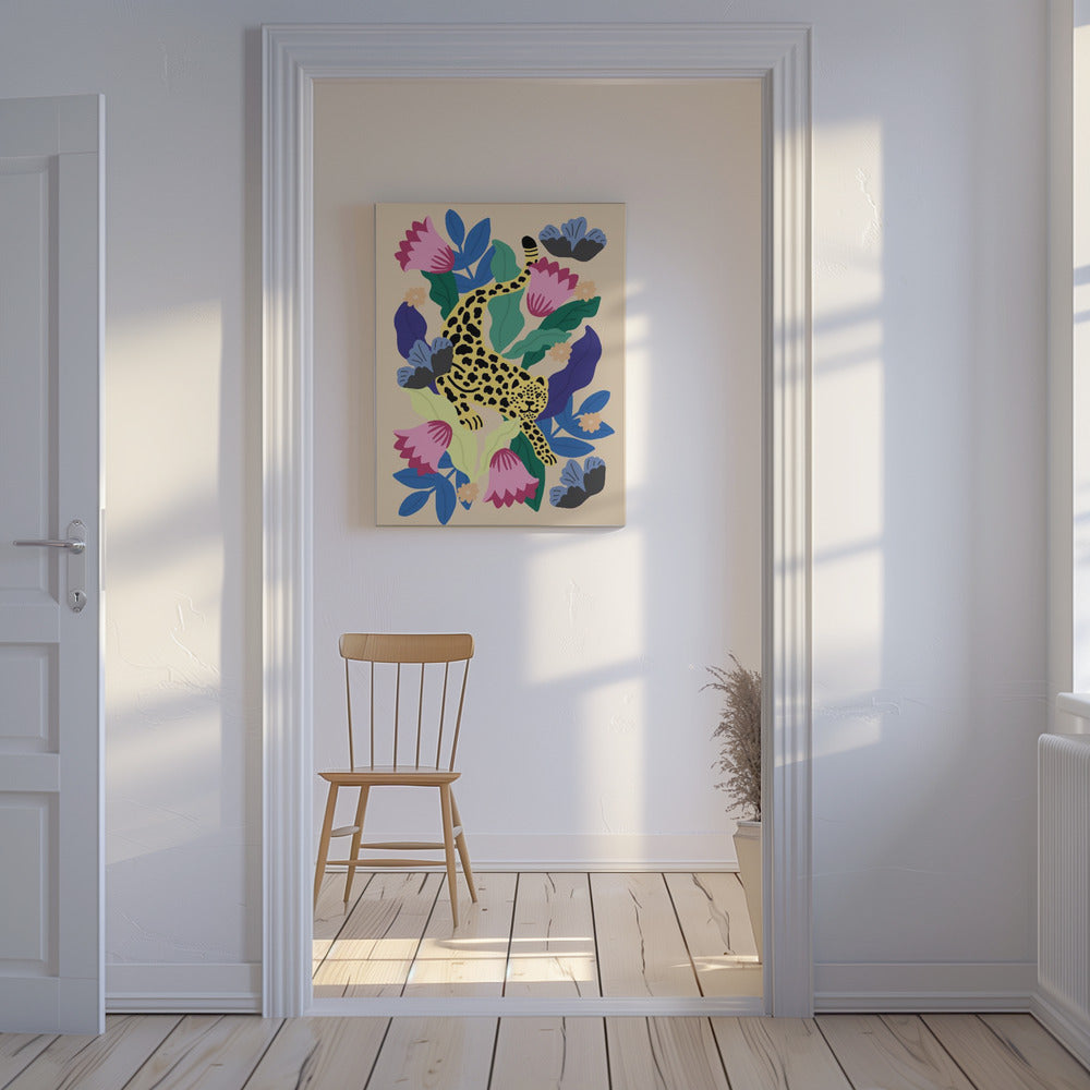 Floral Leopard | Canvas