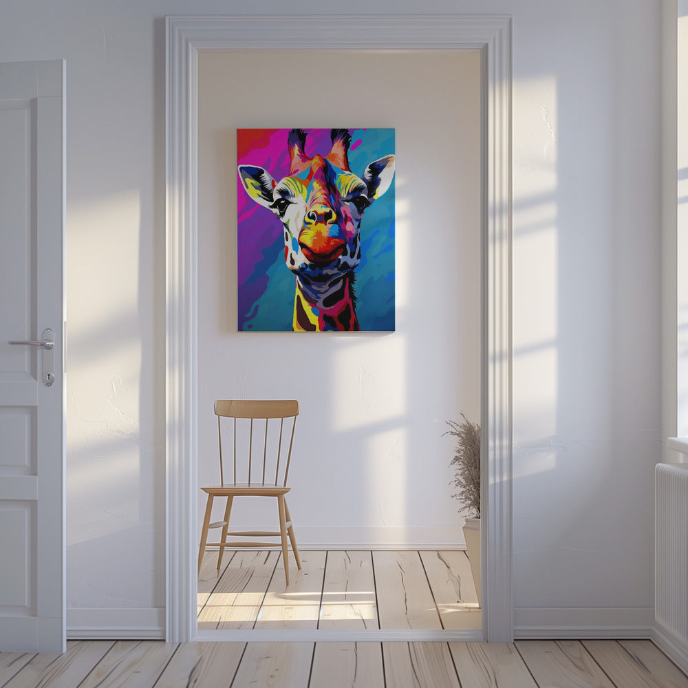 Giraffe Pop Art | Leinwand