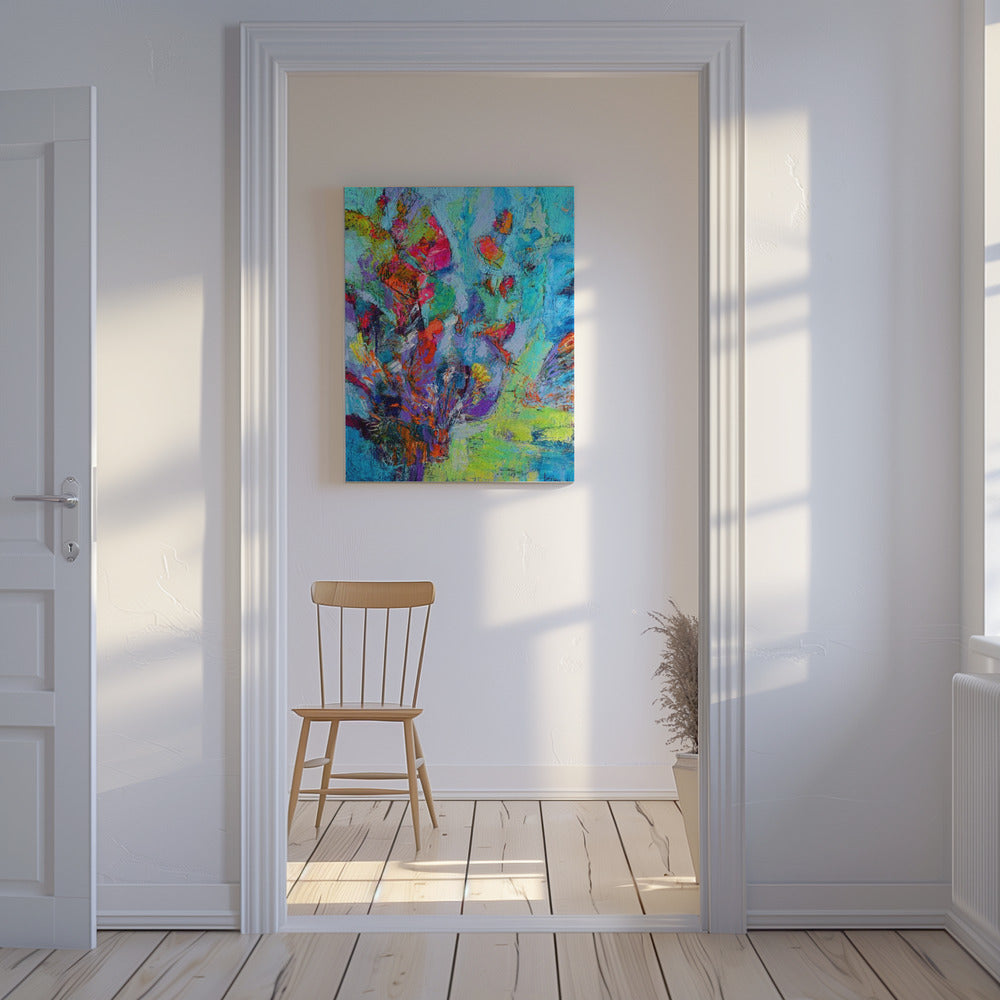 Lebendige Blumenträume | Leinwand