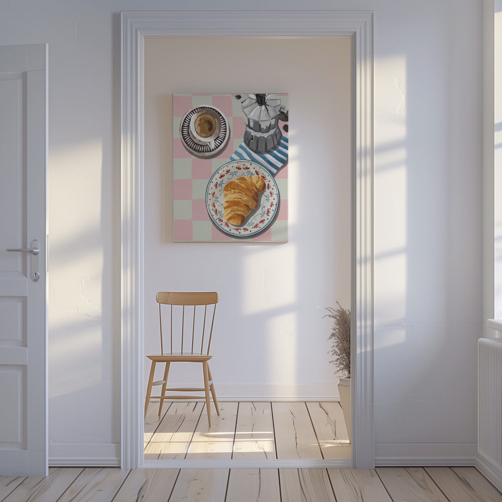 Französisches Frühstücksverhältnis 2x3 | Leinwand