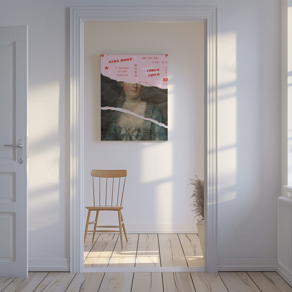 Girlbossmarie Ratioiso | Leinwand