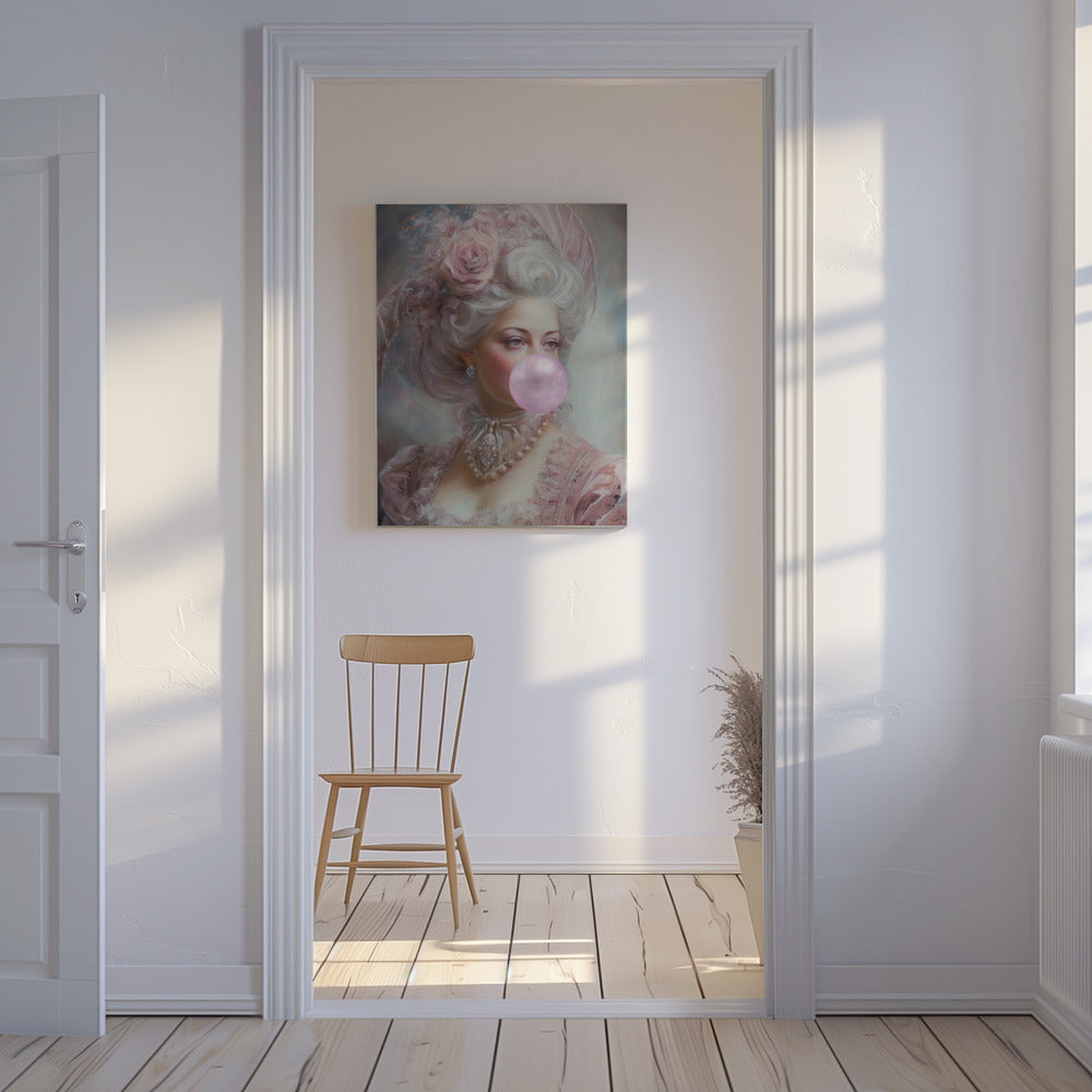 Pastell Marie Antoinette Kaugummi | Leinwand
