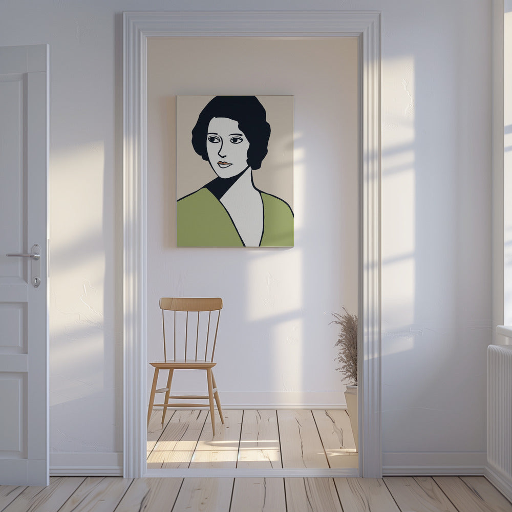 Vintage Frau | Leinwand
