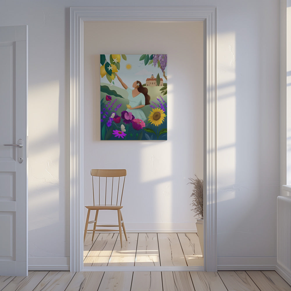 Sommer in der Provence | Leinwand