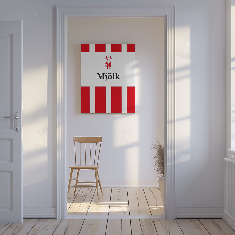 Mjölk Röd | Canvas