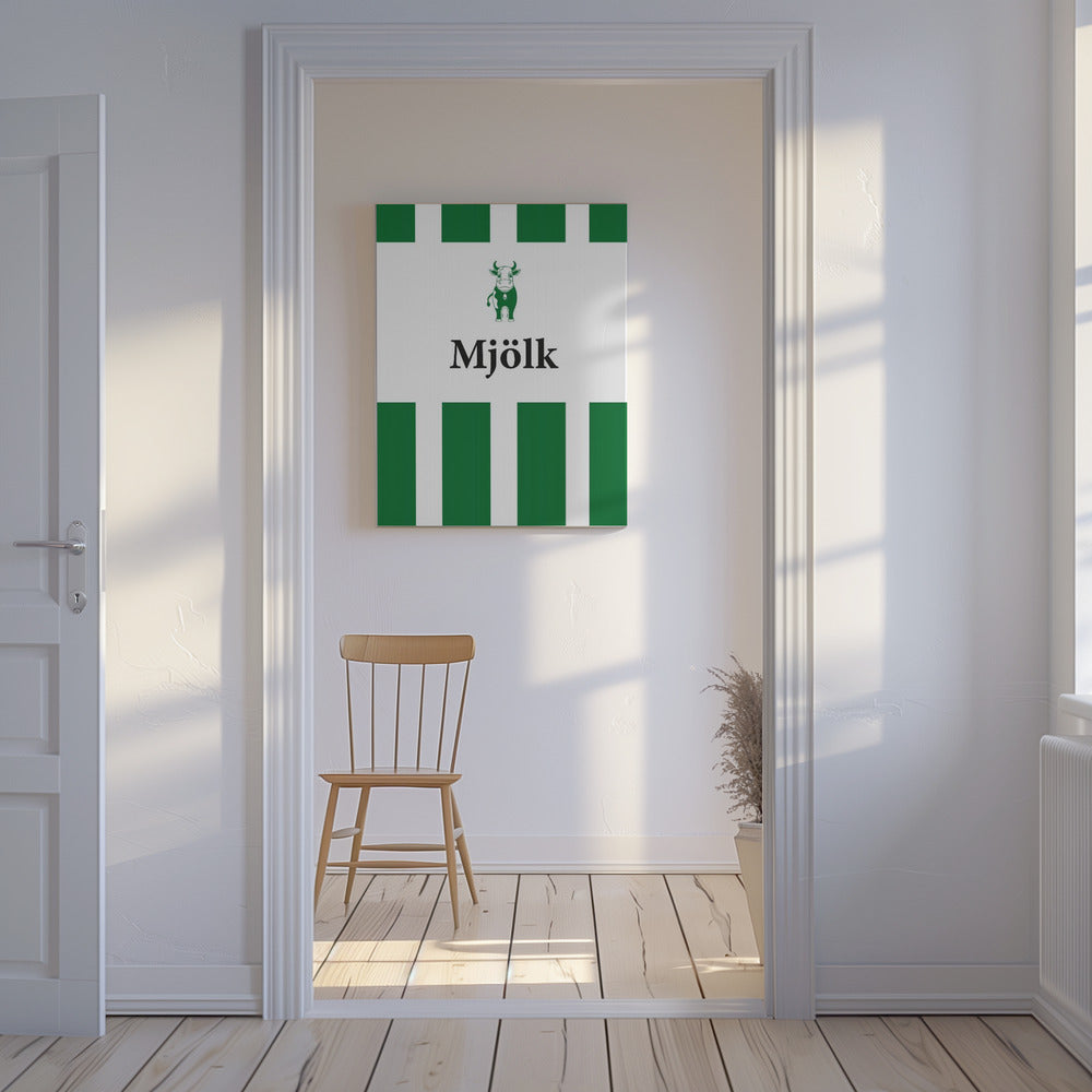 Mjölk Röd | Canvas