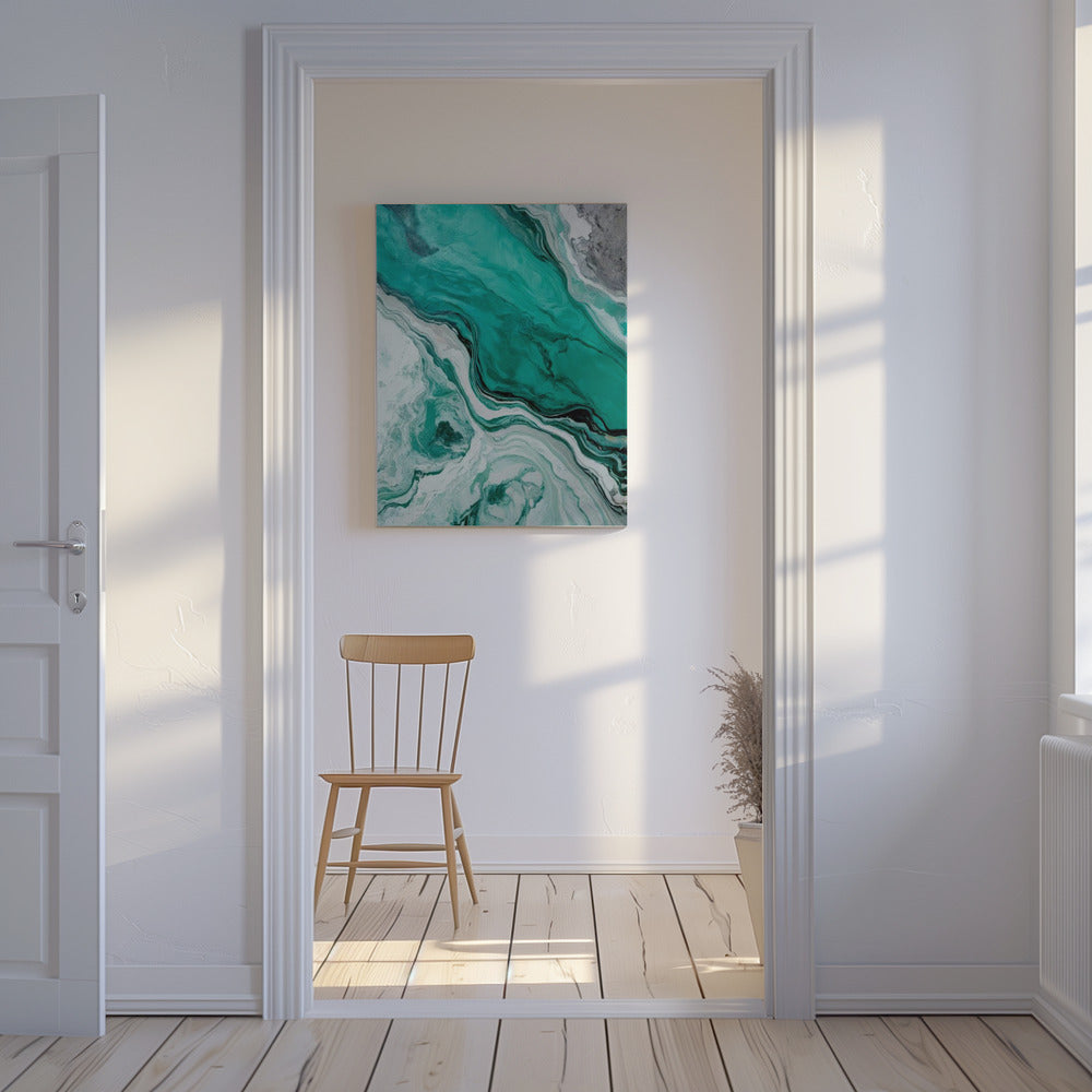 Gezeiten einer versteckten Lagune | Leinwand