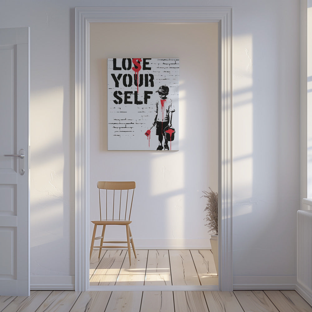 Verliere dich selbst | Leinwand