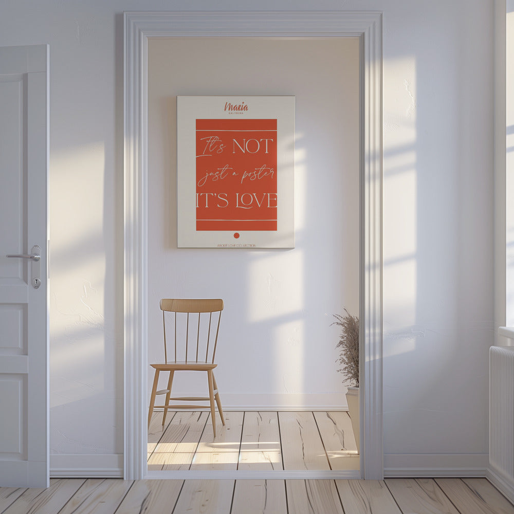 Über die Liebe. Poster | Leinwand