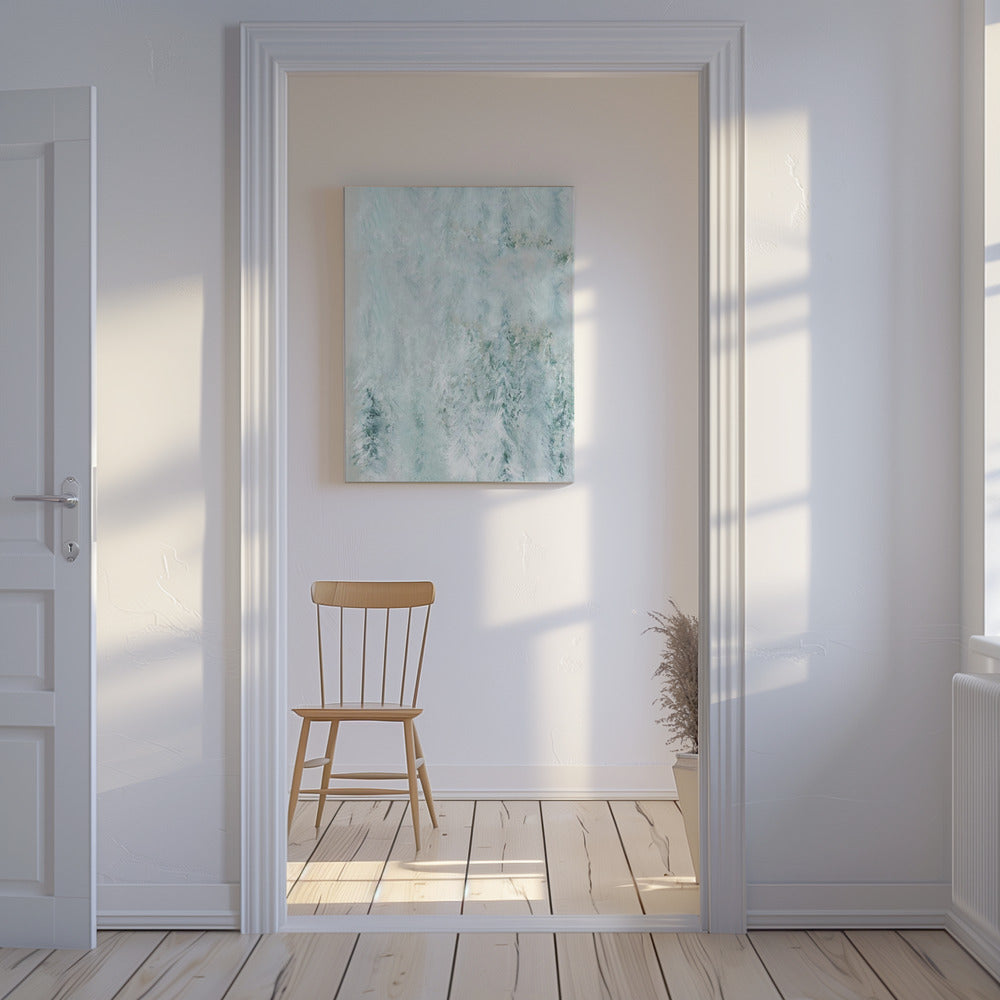Winter White Forest Scene 1 | Canvas