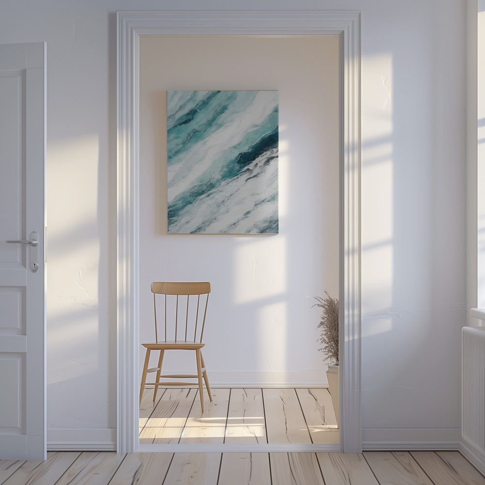 Swirling Ocean Inspired Patterns | Canvas