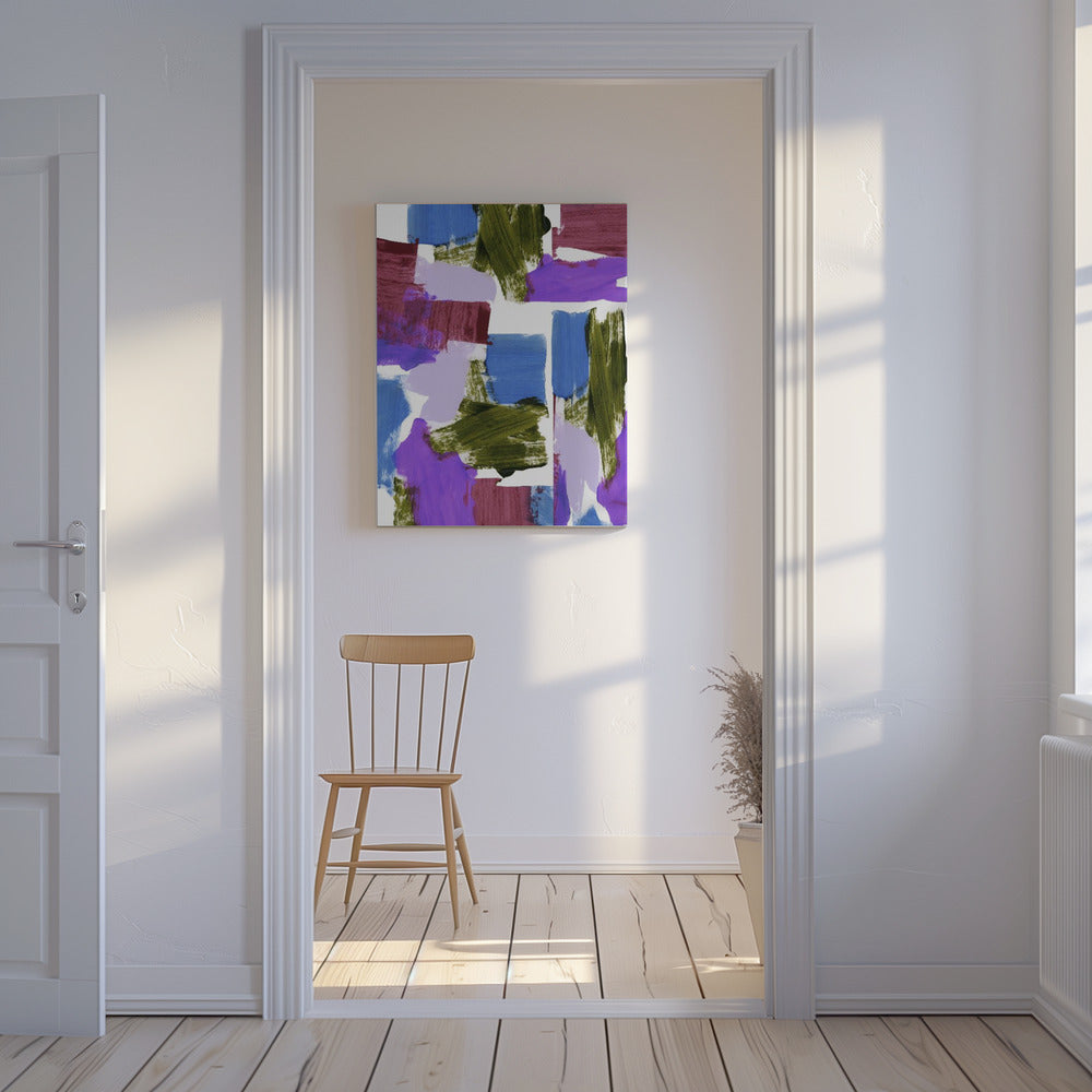 Deep Shades Abstract 1 | Canvas