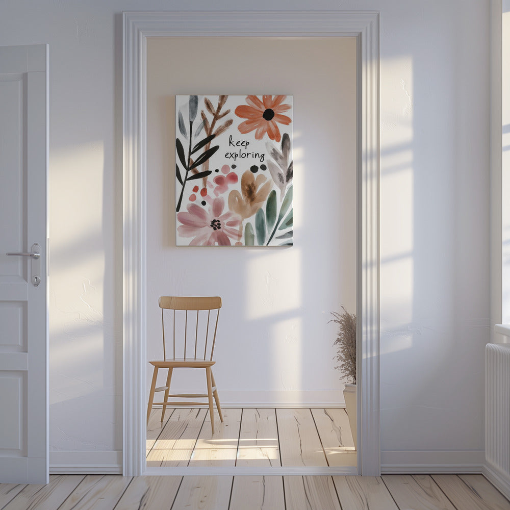 Blumenabenteuer | Leinwand