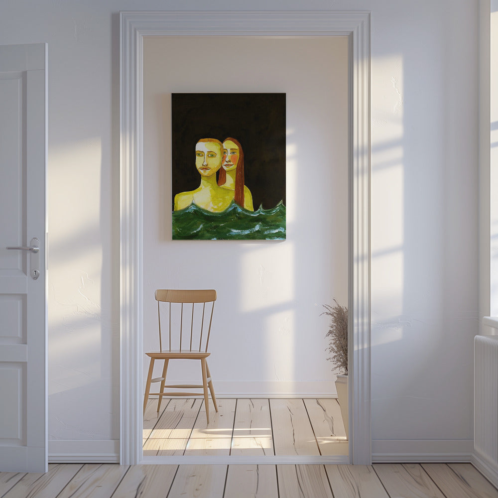 Die Schwimmer | Leinwand