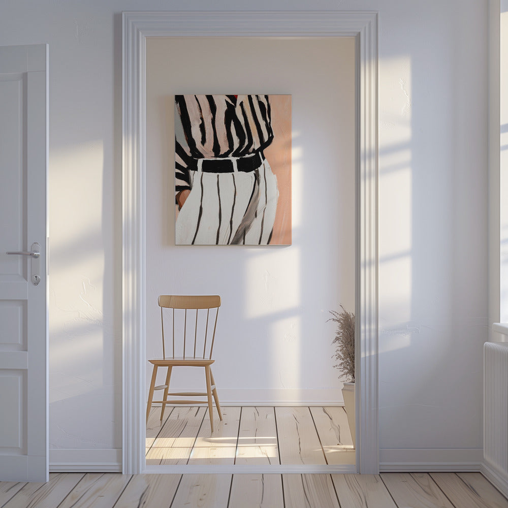 Streifen Eleganz | Leinwand