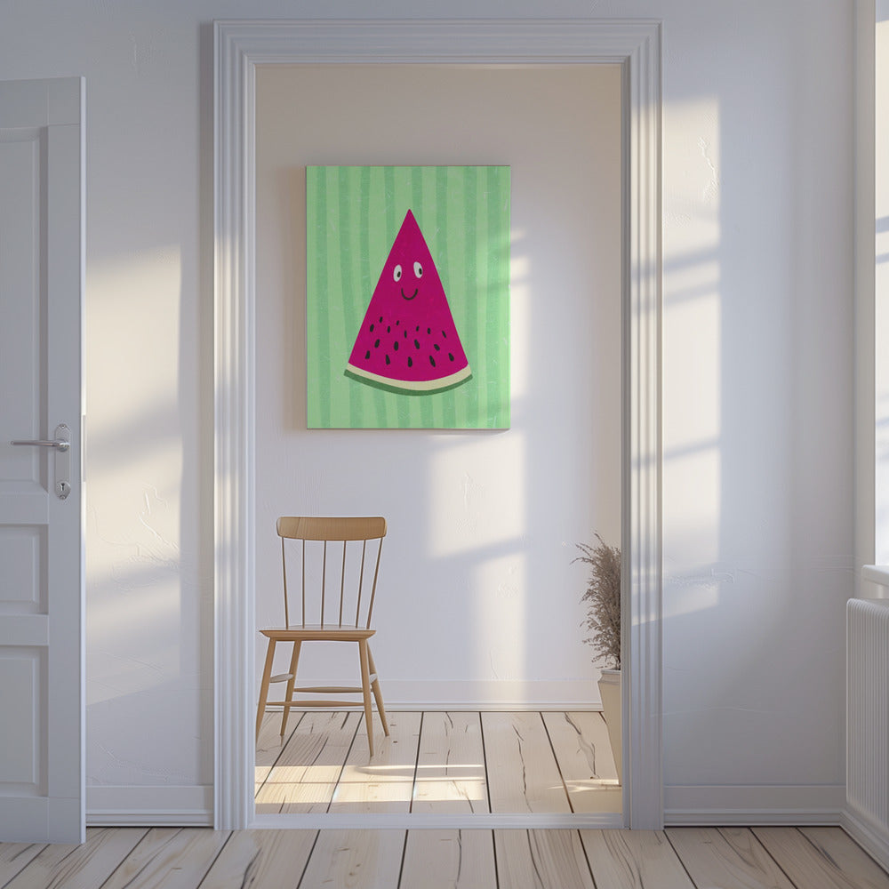 Hallo Wassermelone | Leinwand