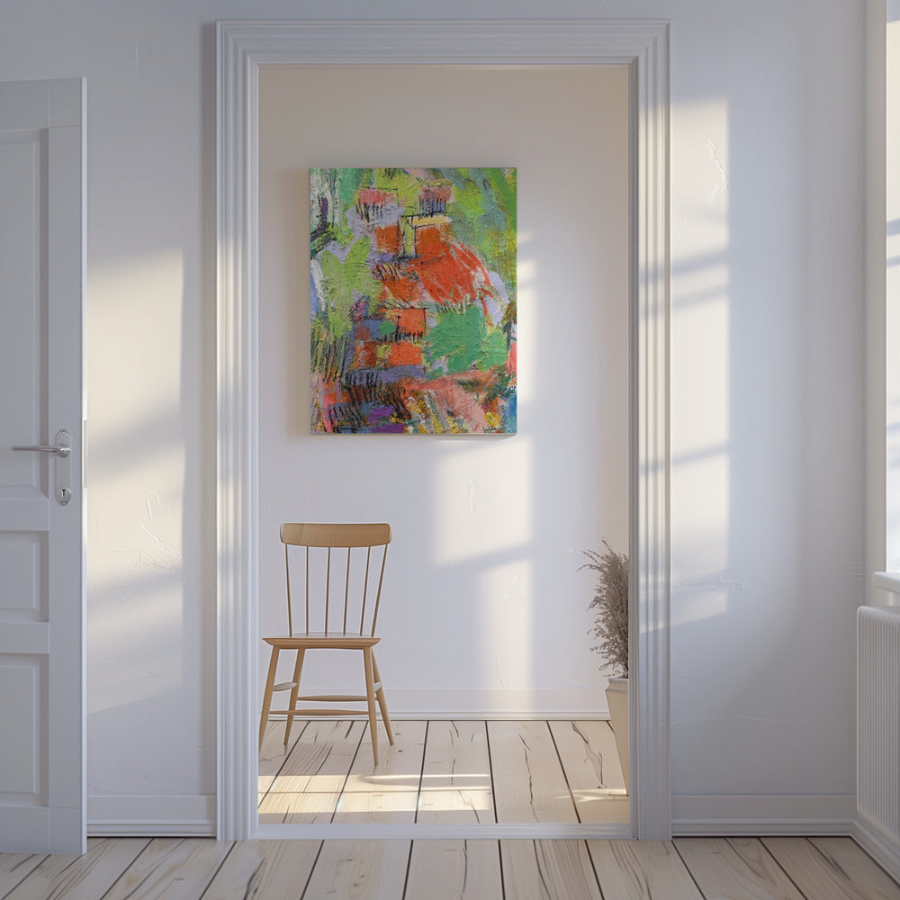 Verzauberte Farblandschaft | Leinwand