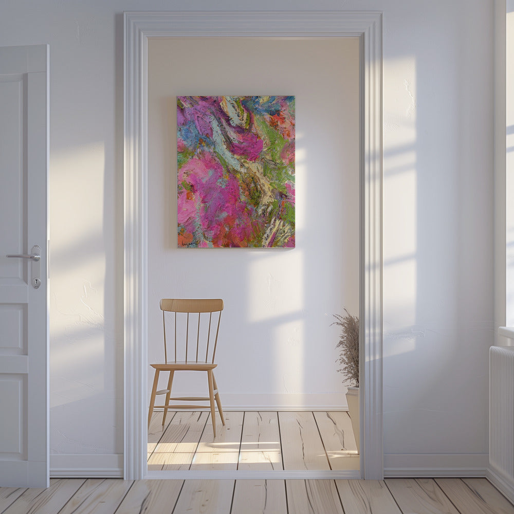 Bunte, verzauberte Pinselstriche | Leinwand