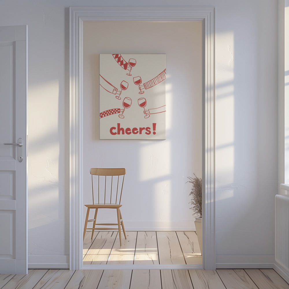 Cheers! Wine Celebration | Canvas