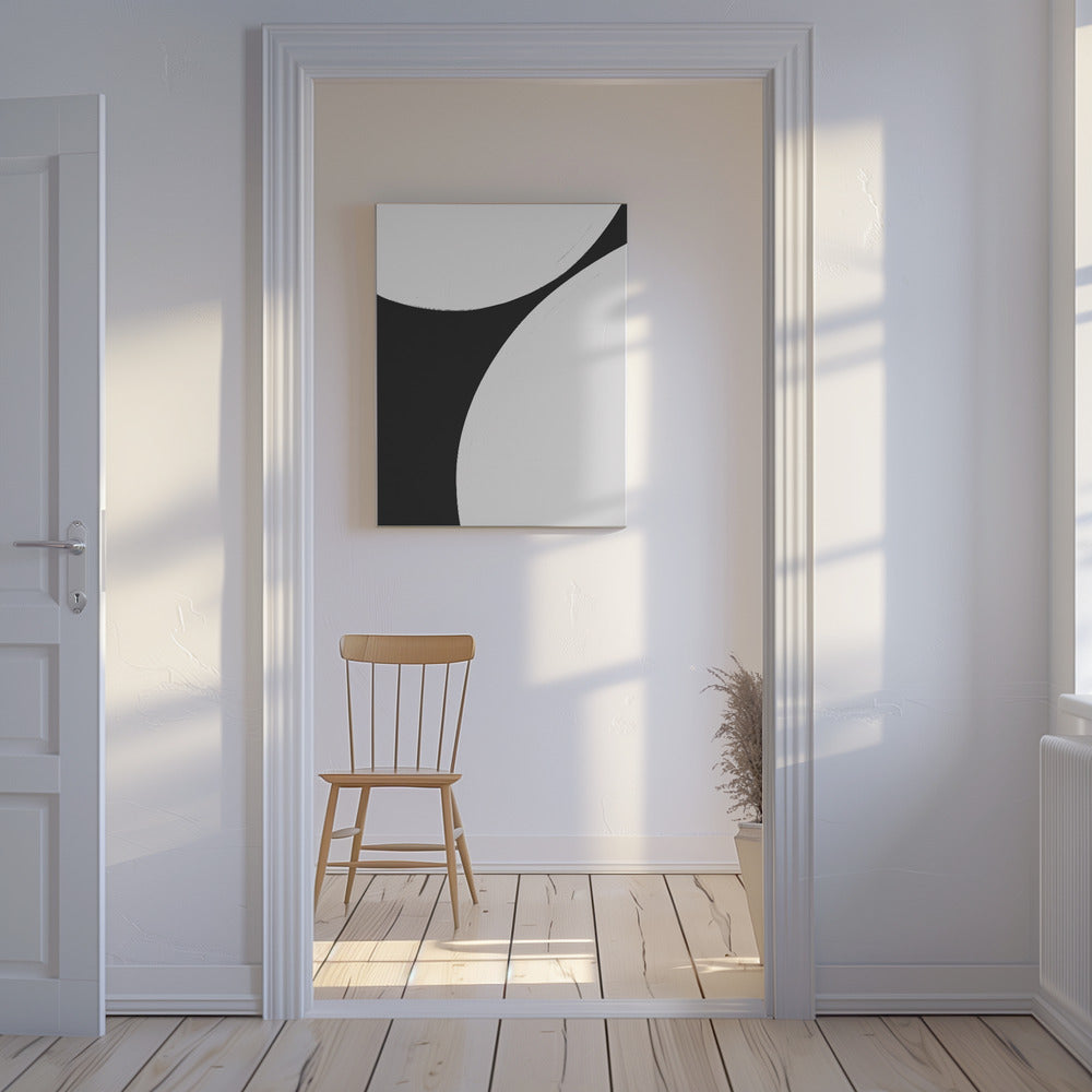 Monochrome Harmonie | Leinwand