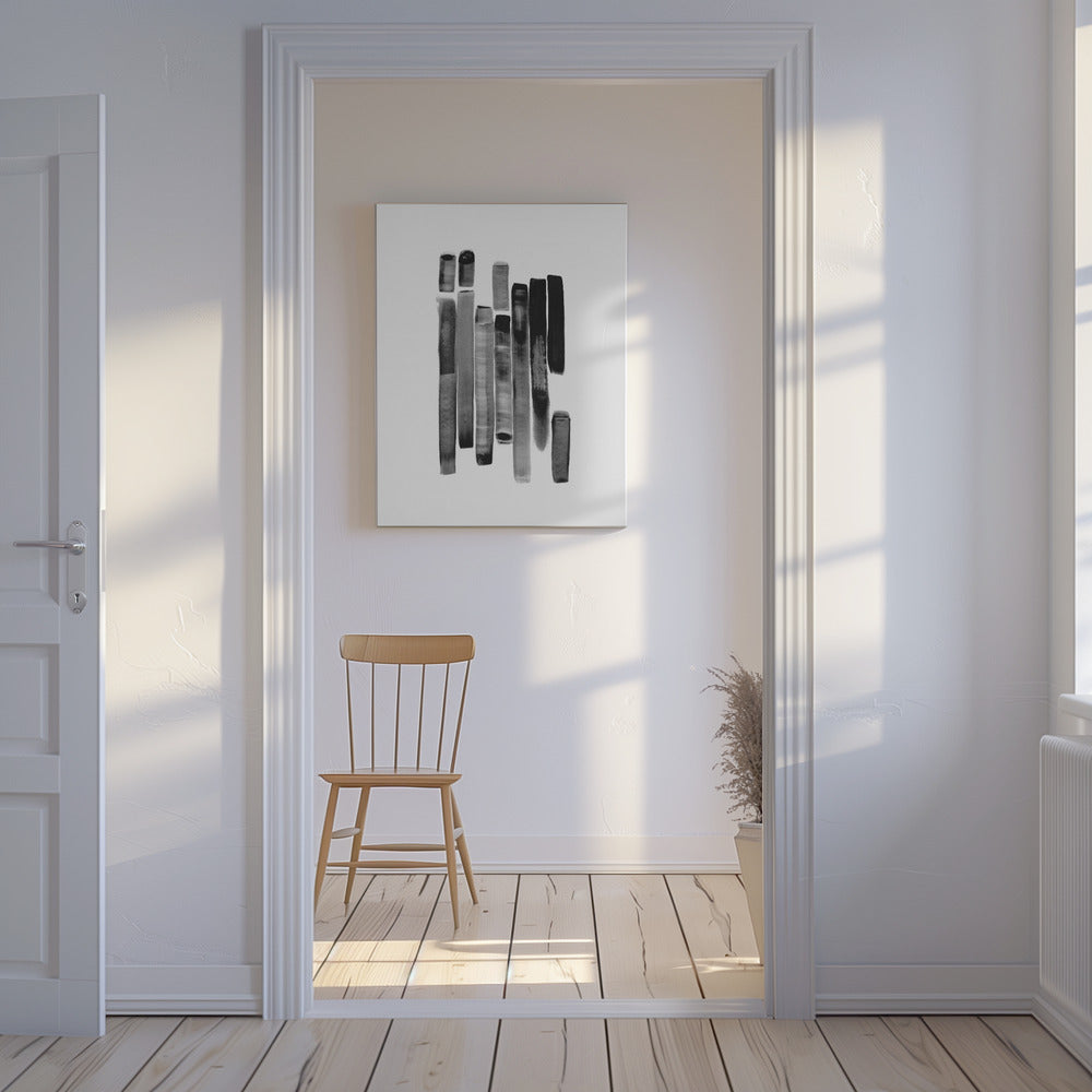 02 Verschiedene Striche 01 18x24 | Leinwand