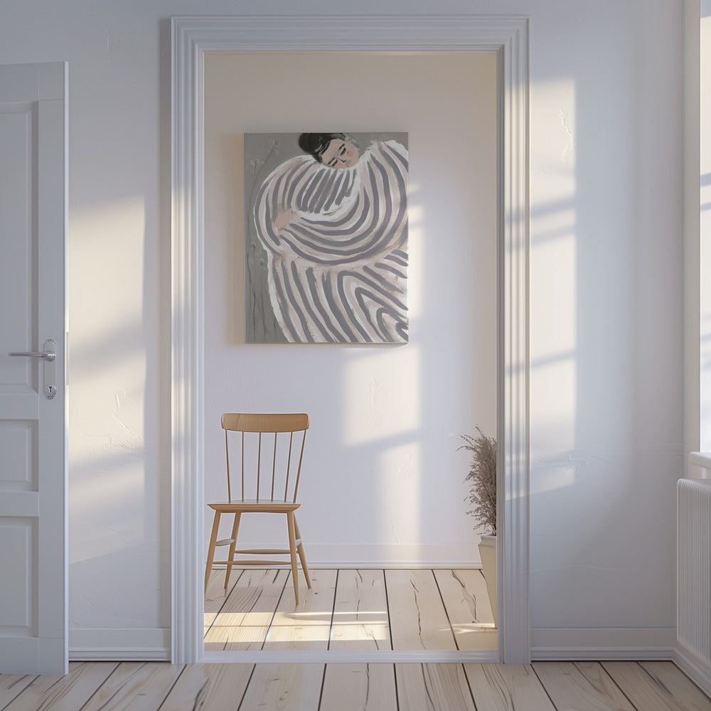 Striped Serenity | Canvas