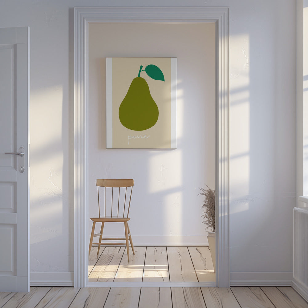 La Poire (Dark Green) | Canvas