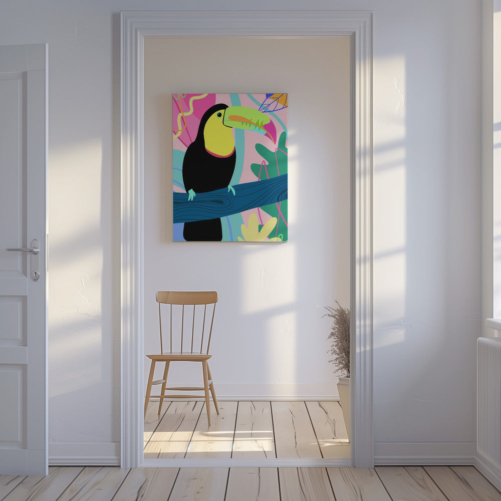Bunter Tukan | Leinwand