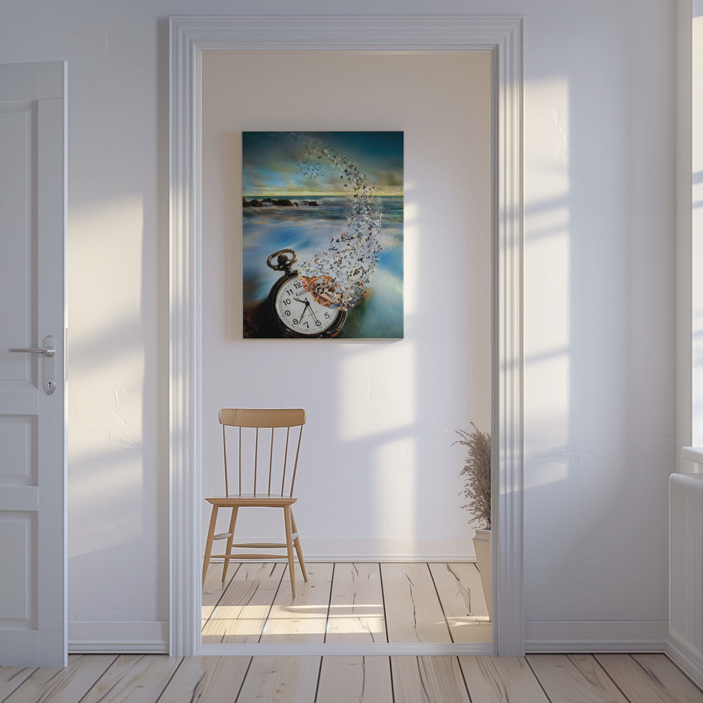 Die verschwindende Zeit | Leinwand