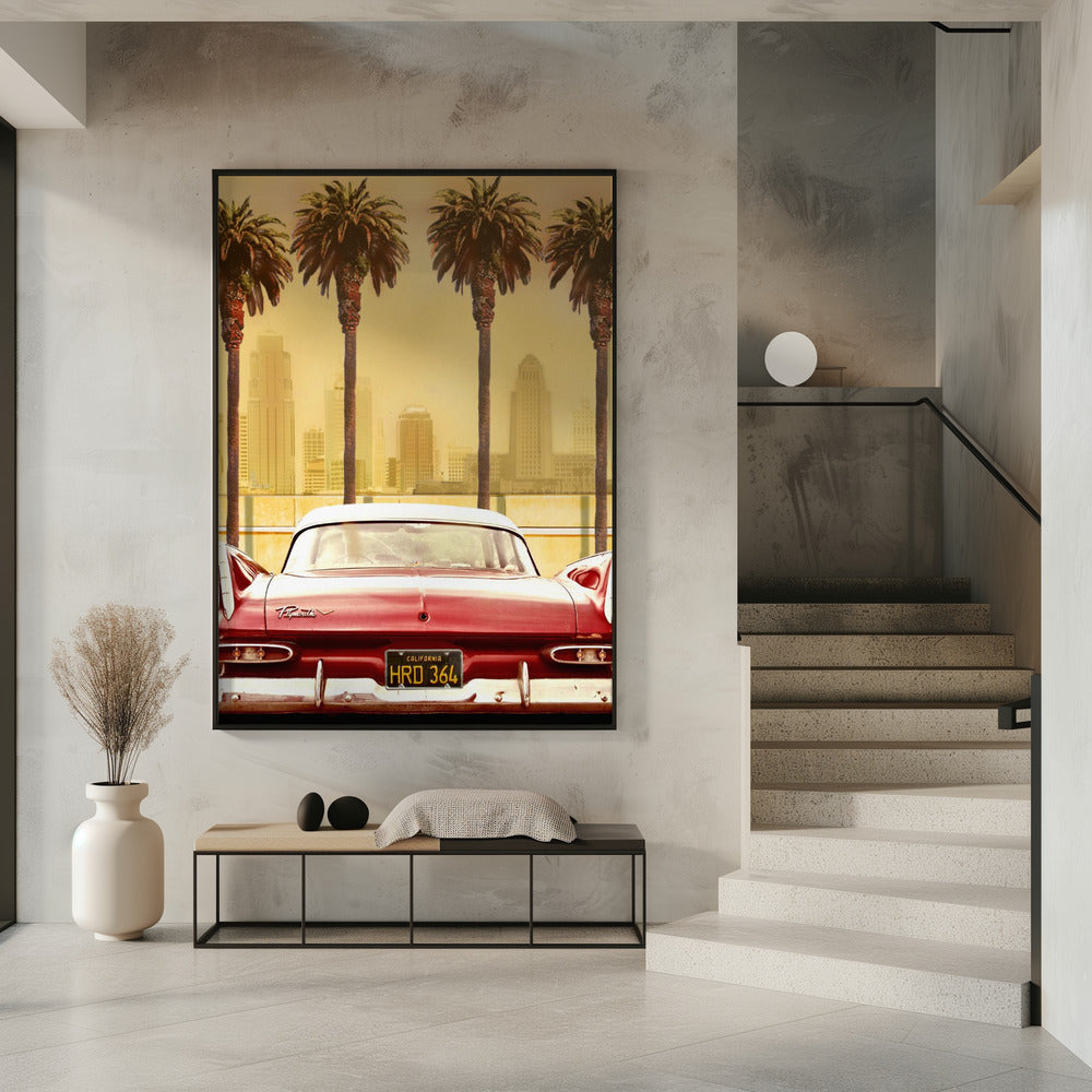PLYMOUTH SAVOY WITH PALMS | Poster