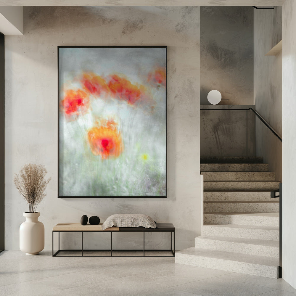 Rote Kornblumen | Poster