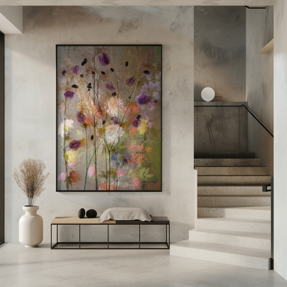Painterly flowers | Poster