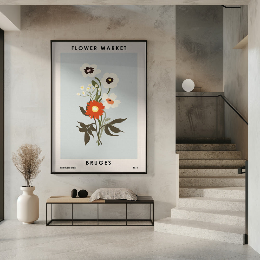 Blumenmarkt Brügge | Poster