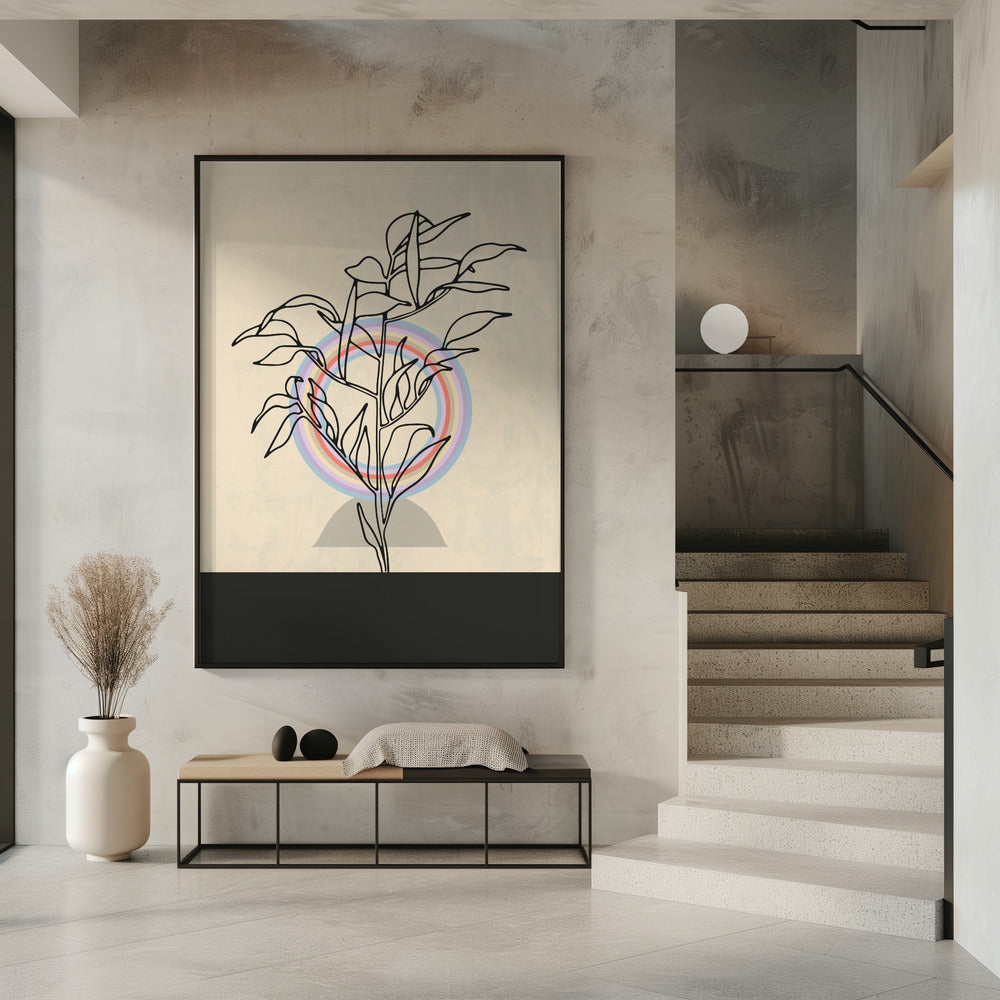Abstrakte Blume 2 | Poster