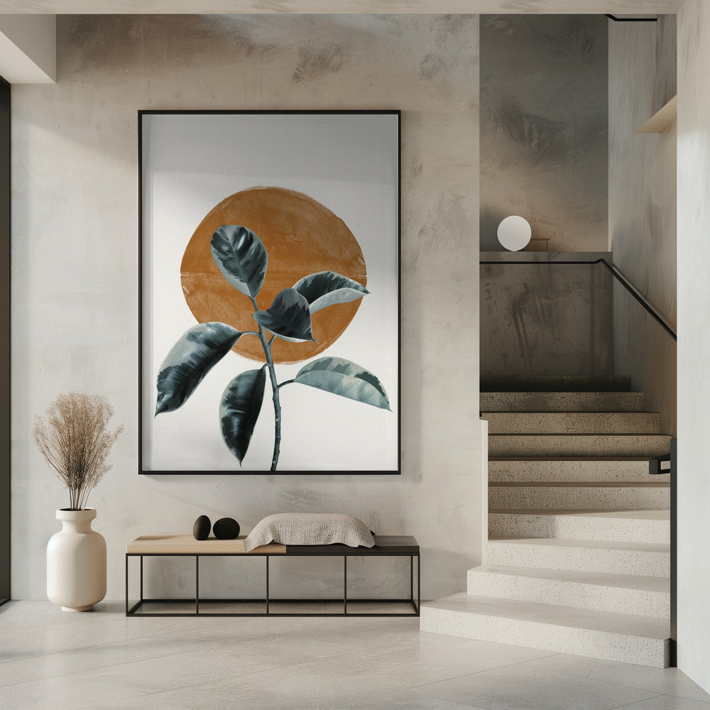 Blatt und Sonne | Poster
