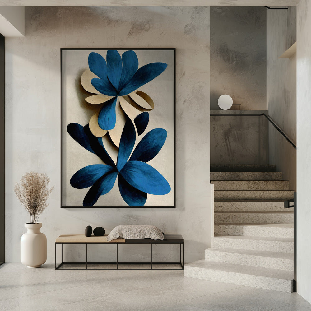 Blaue Nymphen | Poster