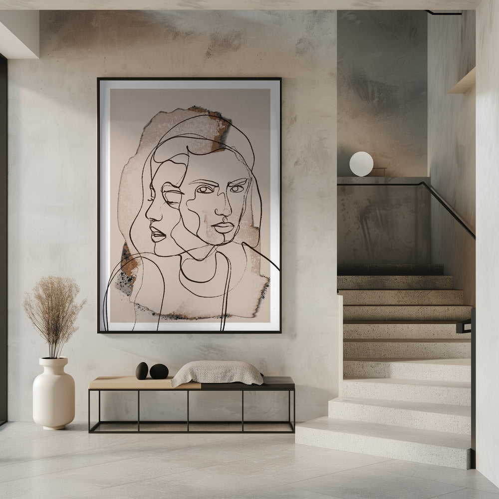 Dualität in Linien | Poster