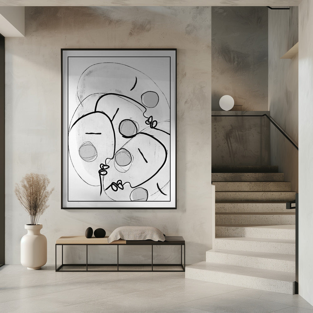 Ätherische Gesichter | Poster