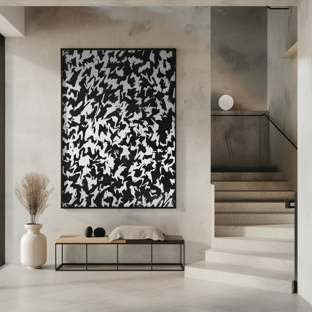 Monochromer Wirbel | Poster