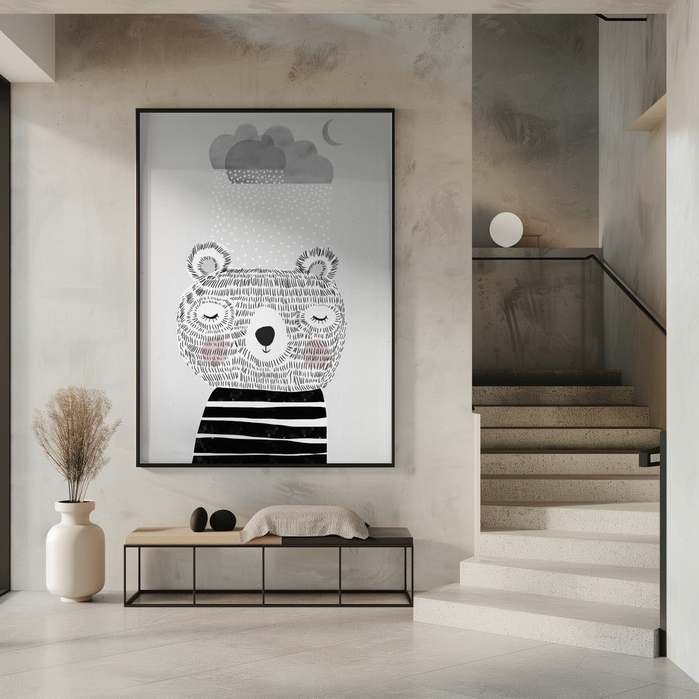 Dreamy Bear Clouds | Poster