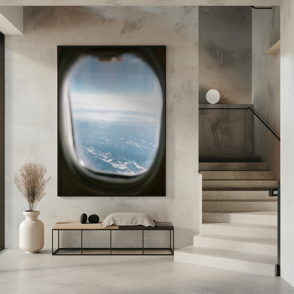 Blick aus dem Flugzeugfenster || | Poster