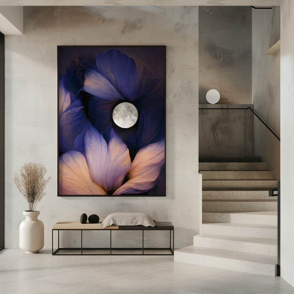 Mondbeschienene Blüten | Poster